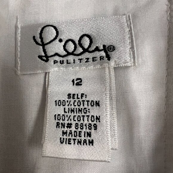 Vintage Lilly Pulitzer Dress Women 12 Maxi Hibiscus Floral Tie Party Resort Core - Picture 5 of 16